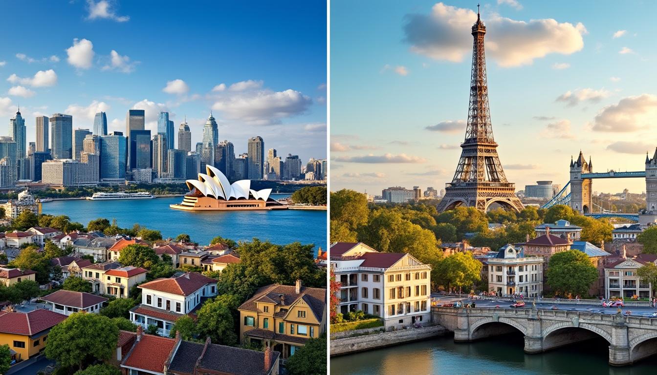 explore a comprehensive comparative analysis of real estate investments between australia and europe, highlighting market trends, risks, and opportunities for investors.